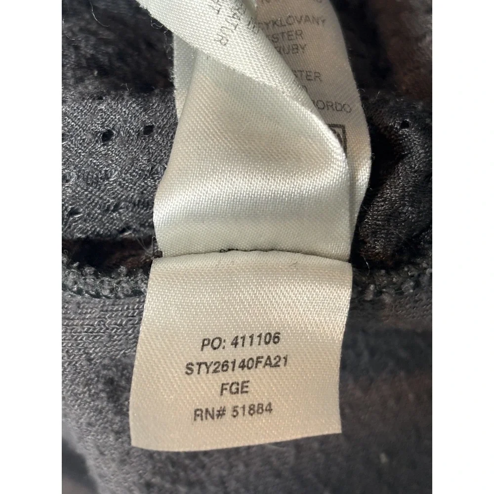 Patagonia Sweater Mens Small Gray Shearling Fleece Pullover Quarter Button Up‎